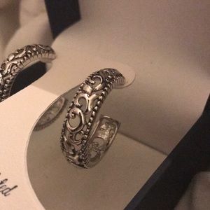 Silver Reflection Pure Silver Plated Earrings